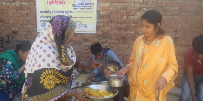 Lucknow Relief Work Update: Four Community Kitchens Now Operational
