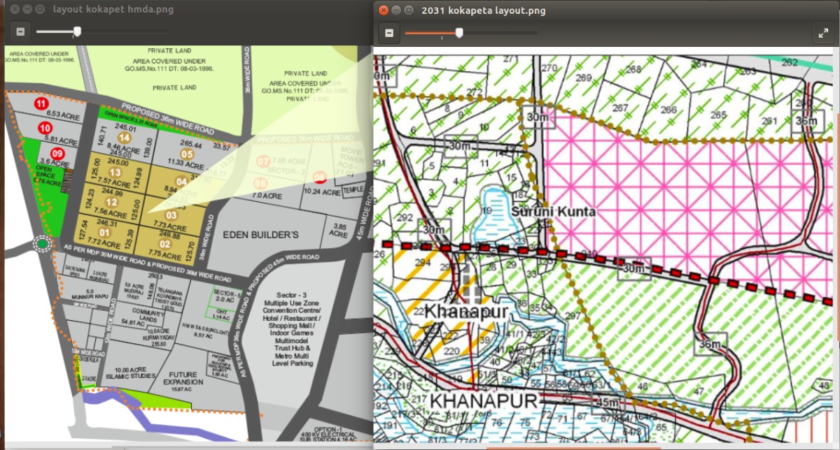 Hmda Plots In Orr Growth Corridor Location On Hmda Master Plan 2031 ...