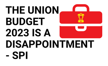 PRESS RELEASE- THE UNION BUDGET IS A DISAPPOINTMENT