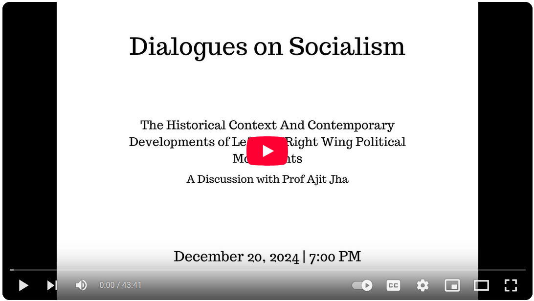 The Historical Context And Contemporary Developments of Left and Right Wing Political Movements